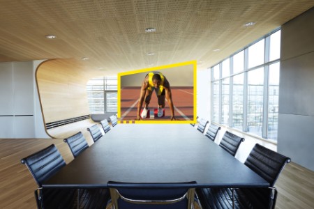 Reframe your future runner board room